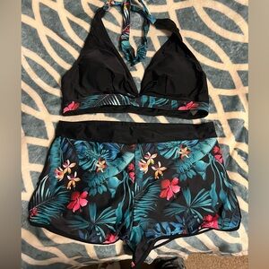 shein two-piece swimsuit beach set newww size xl